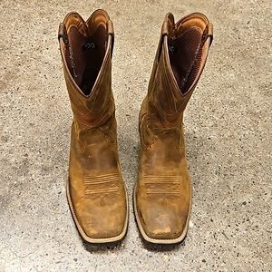 Ariat Men's Wide Square Toe Embroidered Sport Western Cowboy Boot Size 13D